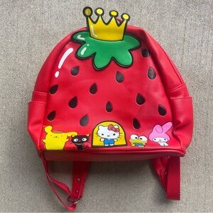 Hello Kitty Sanrio Loungefly Strawberry backbag